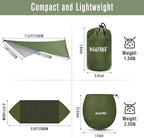 G4Free Large Camping Hammock with Mosquito Net and Rain Fly- 2 Person Portable Hammock with Bug Net and Tent Tarp for Outdoor Hiking Camping Backpacking Travel