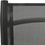 Reclining Patio Chairs ,Garden Chairs,Barbecue Chairs,Fishing Chairs,Coffee Chair,Bistro Chair,Camping Chair,Beach Chair,for Deck, poolside,Camping,Beach,Campsite,2pcs Textilene and Aluminum Black