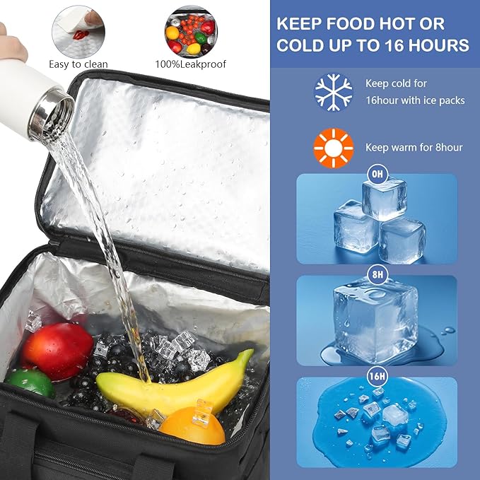 Tactical Cooler Backpack - 42 Cans Backpack Coolers Insulated Leak Proof for Men Adults, Soft Cooler Insulated Backpack for Lunch, Work, Camping, Hiking, Picnic, Beach & Travel