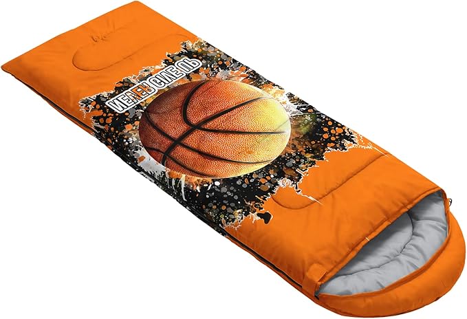 QOOMO Camping Sleeping Bags,3 Season Warm & Cool Weather,Lightweight,Waterproof Sleeping Bags for Adults & Kids,Traveling,and Outdoors,Camping Gear Equipment