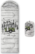 HOSIMA Butterfly Sleeping Bags for Adults and Kids for Camping,Black Gothic Ultralight Sleeping Bag for Cold Weather Summer.