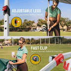CROWN SHADES 8x8 Pop Up Canopy - Beach Tent with One Push Setup - Easy Outdoor Sun Shade for Events, Parties, Camping - Gazebo with STO-N-Go Cover Bag, Silver Coated Top, Forest Green