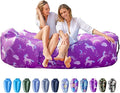 AlphaBeing Inflatable Lounger Beach Chair Accessories, Air Sofa Hammock Inflatable Couch for Camping Backyard Lakeside with Compression Sacks, Ideal Outdoor Gifts for Adults