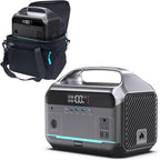 Portable Power Station, 288Wh (90,000mAh) LiFePO4 Battery, 350W (600W Peak) Power Bank with AC Outlet, Mini Solar Generator 7-Port Design, 2.1Hrs Fast Charing for Emergency, Hurricane (Solar Optional)