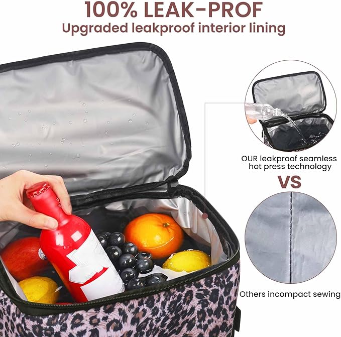 Cooler Backpack 33/40 Cans Coolers Insulated Leak Proof for Men & Women, Waterproof Soft Sided Lunch Camping Beach Travel Ice Chest Bag Hiking Picnic Backpack