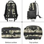Camo Deer Backpack and Lunch Green Bookbag Lightweight Portable Kids Bookbag with Lunch Box Boys 4 Pcs School Bag for Boys 10-12 Hiking Travel Daypack Outdoor Back to School Gifts