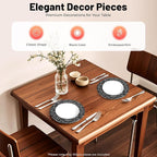 DYRABREST 100 Pcs 13 Inch Black Charger Plates, Bulk PP Wedding Chargers with Floral Reef Design Decorative Round Ruffled Rim Dinner Plates for Wedding Party Event Table Setting Decoration
