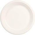 100% Compostable Natural Plant Fiber Plate, 6-Inch, 1000-Count Case