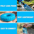 Water Filter Adapter for Sawyer Squeeze and Nalgene Wide Mouth Bottles – Quick‑Connect, Leak‑Proof, Lightweight Hydration System Connector for Camping, Hiking, Backpacking, and Outdoor Gear