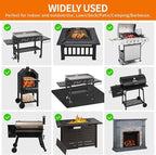 Under Grill Mats for Outdoor Grill - 48x40 Inch BBQ Mat for Under Barbecue - Double-Sided Fireproof Patio & Deck Protector Mat - Fire Pit Mat -Oil-Proof Grill Floor Pads - Stove Mat Patio Accessories