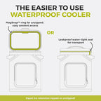 CORE Magnetic Leak Proof Soft Cooler with Waterproof Zipper | Insulated Bag Portable Ice Chest Box | Best Soft Cooler for Food & Beverages for Tailgating, Car Camping, Travel, and Family Beach Picnics
