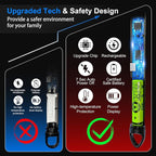 2 Pack Plasma Arc Electric Candle Lighters Rechargeable, Flexible Gooseneck Long Reach for Scented Candles, BBQ Grill &Camping - Windproof Design Lighters - Stocking Stuffers, Black & Blue