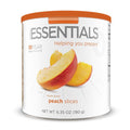 Emergency Essentials Freeze-Dried Peach Slices #10 Can, Freeze-Dried Fruit, Freeze-Dried Peaches, Peach Rings Snacks, Emergency Food Cans, 30-Year Shelf Life Food