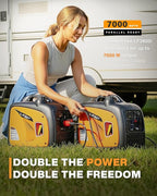 LIFAN 3500W Portable Inverter Generator for Home Backup, Super Quiet Gas Powered Generator for RV Camping Outdoor Use, ECO Mode, EPA Compliant, Parallel Ready with CO-MINDER Safety