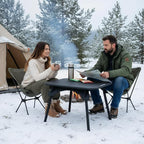 TOPCHANCES Folding Camping Table Outdoor,Ultralight Aluminum Camping Tables Multifunctional Portable Folding Table with Carrying Bag for Holiday Festival Camping Travel Picnic Grilling