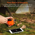 THORFIRE Collapsible LED Camping Lantern Rechargeable, Portable Hand Crank Lantern Flashlight with 4 Light Modes for Power Outage, Hiking, Emergency, Fishing (2 Pack)