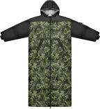 Thermotuff Wearable Sleeping Bag with Dual Hoodie, Long Sleeves, Pockets & Adjustable Drawstring - Ideal for Camping, Cold Weather Hiking, and Stadium Sak Blanket