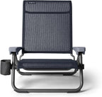 YETI Hondo Reclining Beach Chair, Breathable, UV-Resistant, and Supports up to 350 lbs, Navy