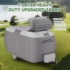 Umbrauto Fiberglass Travel Trailer Cover Fits 13'-16' Trailers, Upgraded 7 Layers Top Camper RV Cover with Windproof Strap,Adhesive Repair Patches