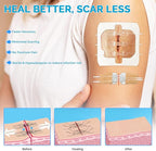 Emergency Wound Closure Strips - 16 Pack Laceration Closure Kit with 2 Types Zip Stitch Butterfly Bandage Sutures Kit - Painless, Stitchless Wound Repair for First Aid, Hiking, Camping & Home