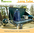 Propane Gas Pressure Regulator Replacement for ‎Stansport Camping Stove Regulator, Compatible with Camp Chef Everest Campstove Regulator 189-100, Connected to 1LB Propane Bottle