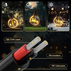 G40 Globe String Lights 60ft LED Shatterproof Hanging Patio Lights, 20+2 Bulbs, Waterproof Connectable for Indoor Outdoor Decor Garden Camping Backyard Valentine's Day Gifts for Men Him Hubby