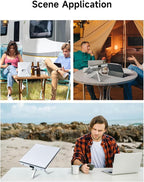 PeakDo LinkPower 1 Power Bank Compatible with Starlink Mini, 27500mAh 99Wh Portable Charger with USB-C Bidirectional Power Delivery, LCD Display, Smart App, DC Cable, Battery Pack for Outdoor&Camping