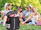 FORICH Backpack Cooler Leakproof Insulated Waterproof Backpack Cooler Bag, Lightweight Soft Beach Cooler Backpack for Men Women to Work Lunch Picnics Camping Hiking, 30 Cans