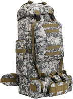 100L Camping Hiking Backpack,Molle military Tactical rucksack backpack,Waterproof Lightweight Hiking Backpack