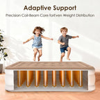 Air Mattress Queen with Built-in Pump – 18" Raised Inflatable Bed with High Speed Built-in Pump, Stable and Durable, colchón inflable, Carry Bag, Cozy Guest Air Bed for Sleepovers, Glamping, Moving