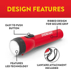 Eveready LED Flashlight Bright Reliable Flashlights for General Purpose, Great for Camping, Car, Emergency Storm Power Outage Handheld Flashlight (Batteries Included)