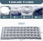 LILYPELLE Lounge Chair with Mattress, Heavy Duty Outside Lounge Chair Outdoor Portable Folding Lounge Chairs Sleeping Cots Bed for Camping, Pool, Beach, Patio