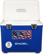 Engel 19qt Leak-Proof, Air Tight, Drybox Cooler and Small Hard Shell Lunchbox for Men and Women