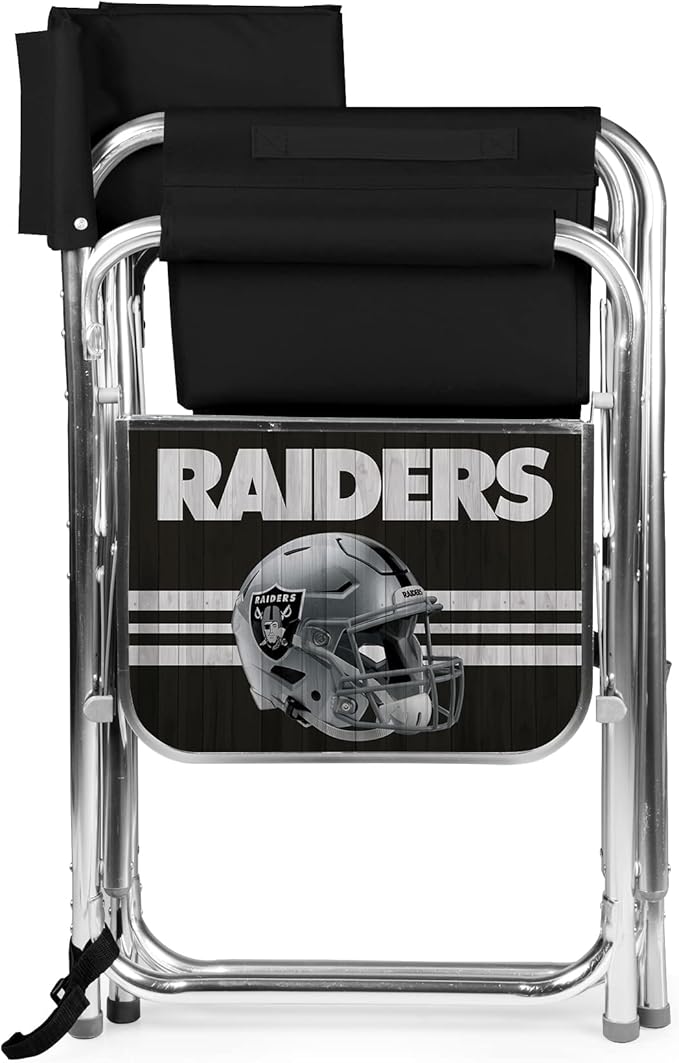 Picnic TIME NFL Unisex-Adult NFL Sports Chair with Side Table, Beach Chair, Camp Chair for Adults