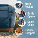 CleverMade Collapsible Insulated Cooler Bag – Leakproof Soft Cooler for Beach, Travel, Car – Bottle Opener