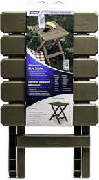 Camco 21045 Small Quick-Folding Adirondack Table, Plastic, Taupe