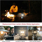 Lantern Glass Replacement for Coleman Lanterns Glass Globe Compatible with Coleman Propane Lantern glass,for Coleman 288 Lantern Globe for Coleman Lantern Globe Replacement for Coleman Lantern Parts
