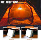 Portable Solar Power Lanterns 4 Pack, Lanterns for Power Outages, 5 Light Modes LED Camping Lights Lantern Flashlight, IPX4 Waterproof Tent Light for Hurricane Hiking Emergency Light, Gray