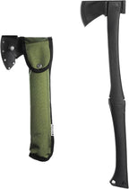 AGAWA ADK26 - Transforming Hatchet & Camping Axe - 2-in-1 Carbon Steel Log Splitter - Camping Gear for Hiking, Fishing, Hunting, Bushcraft, Survival Kit & Bug Out Bag
