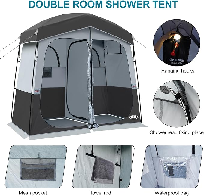 Shower Tent, Outdoor Camping Privacy Shelter-Dressing Changing Room-Portable Toilet Tent for Hiking Sun Shelter Picnic Fishing