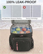 Cooler Backpack Insulated Waterproof 22 Hours Cold, Backpack Coolers Insulated Leak Proof Holds 56cans, Lightweight & Portable Ice Chest - Camping Beach, Ice Chest Cooler Leakproof