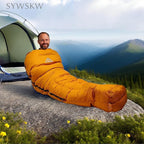 Down Sleeping Bag with Pillow for Backpacking,15℉ 5℉ 0℉ Wide Down Sleeping Bag (86.6 in x 33.5 in) for Adults,Youth Camping and Hiking Outdoor with 680FP Duck Down