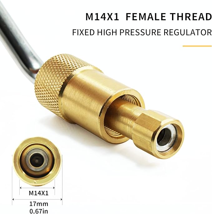 MENSI 1LB Propane Gas Pressure Regulator Replacement For ‎Stansport Camping Stove Tube to Propane One Pound Cylinder Tank 15PSIG Compatible with Camp Chef Everest Grill 189-100