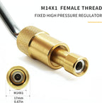 MENSI 1LB Propane Gas Pressure Regulator Replacement For ‎Stansport Camping Stove Tube to Propane One Pound Cylinder Tank 15PSIG Compatible with Camp Chef Everest Grill 189-100
