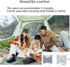 Outdoor Camping Tent,3-4 Person Instant Family Camping Tent - Pop-Up Quick Setup Outdoor Tents Automatic Tents for Parties,Picnic,Outdoors Travel,Camping