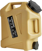 Water Container Water Jug with Spigot with (3.2-5) Gallons Portable No Leakage for Camping,Vehicle, Car, Hiking, Hurricane Supplies RV