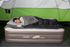 Coleman SupportRest Double-High 18" Queen Air Mattress | Indoor and Outdoor Raised Airbed with 120V Rechargeable Air Pump | Blow Up Air Mattress for Camping