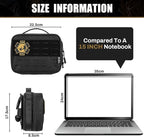 RHINO RESCUE Vehicle IFAK Trauma Kit with C-A-T Tourniquet, Tactical First Aid Kit Molle Pouch Black
