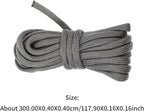 ABOOFAN 12 Rolls Braided Outdoor Survival Rope Tent Guy Lines Heavy-Duty Wear-Resistant Cord 3 Meters Each for Camping Climbing and Hiking Random Color