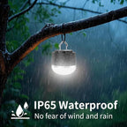 LED Camping Lantern Rechargeable, 1000LM Portable Tent Light with 3 Color Lighting Modes, Power Bank, Waterproof, Mini Flashlight with Magnetic Base for Emergency, Power Outages, Hiking, Home